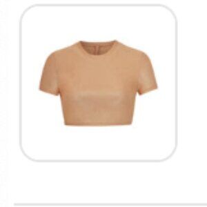 SKIMS PLUS SIZE - Shimmer SET Cropped T-shirt and shimmer legging